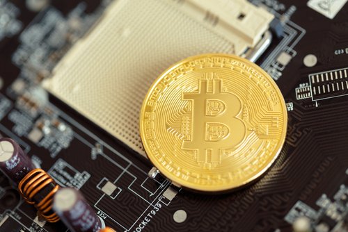 Bitcoin and motherboard